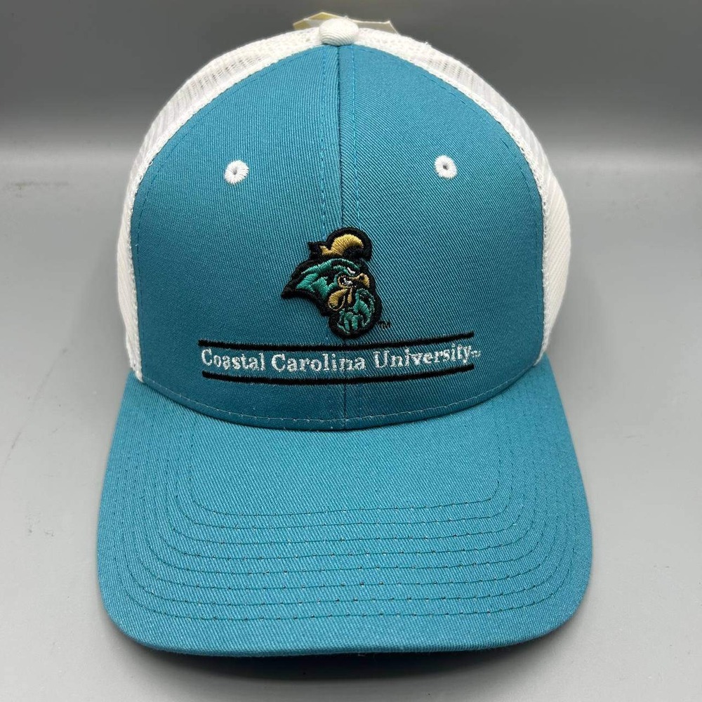 Coastal Carolina University NCAA Trucker Hat Men The Game Strap Back Cap New